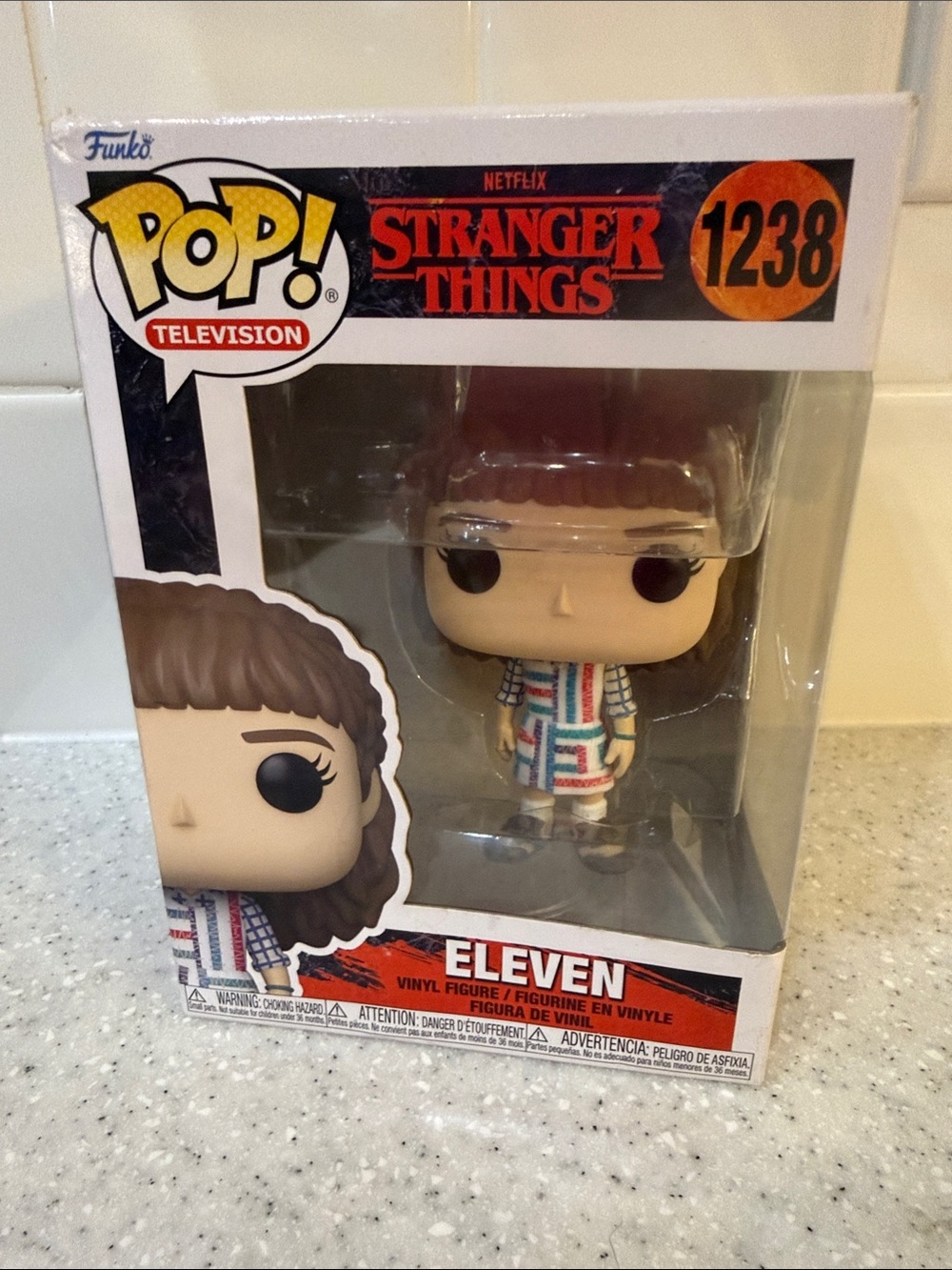 🎉Funko Eleven Vinyl Figure in Multicolor Striped Dress